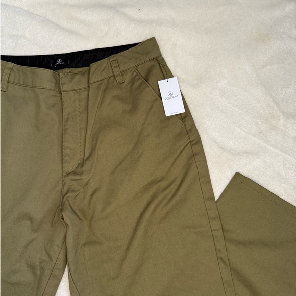 Khaki Green Volcom Pants NWT - Picture 2 of 3